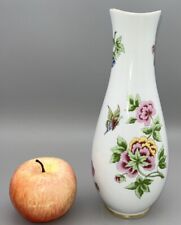 Vintage Hollohaza Hungary Vase Flowers 25cm tall Hungarian Porcelain 1960s