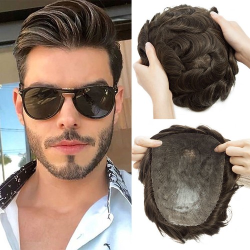 Mens real hair - real, replacement