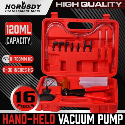 Hand vacuum pump held brake - vacuum,