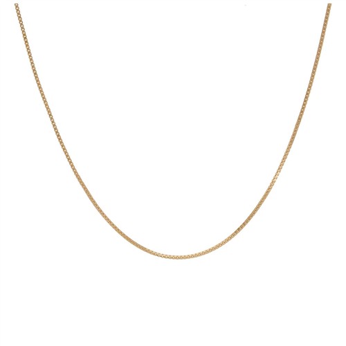 9ct gold fine box - gold,