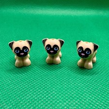 3x LEGO Pug Puppy Dog ~ Animal