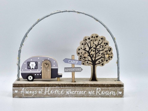 Wooden light caravan hoop - caravan,