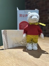 Rupert The Bear Limited Edition Steif Teddy Bear. With Certificate In Box