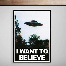 I Want To Believe UFO Poster