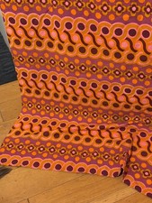 Vintage Heal's Guilloche Mid-Century Large Piece of Fabric - Rosalind Rowntree