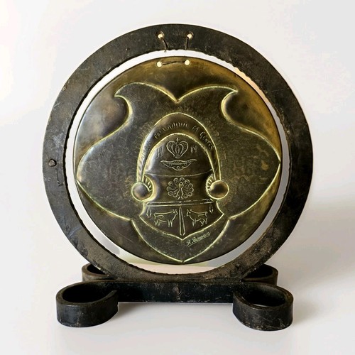 Vintage copper iron dinner - iron,