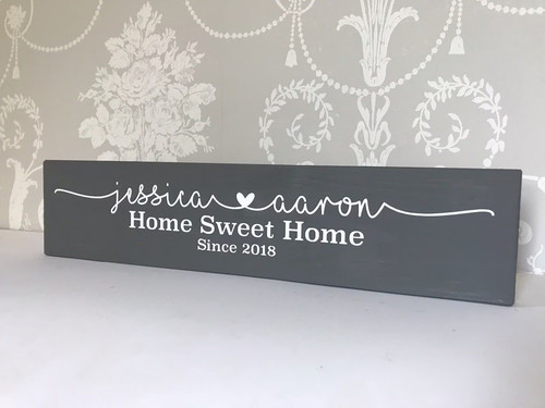 Personalised wooden plaque - wooden,