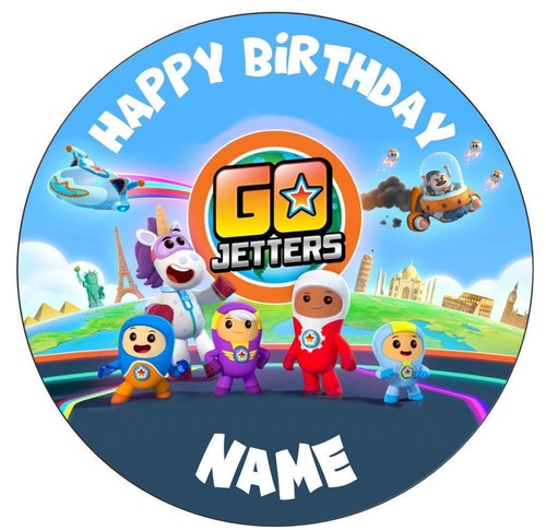 Jetters personalised edible - go,