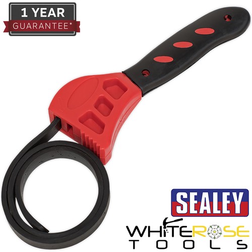 Sealey strap wrench 120mm - strap,