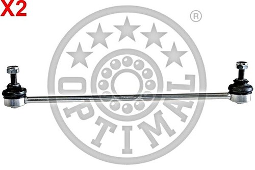 Front steel stabiliser rod - front,