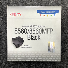 Genuine Xerox Solid Ink 108R00727 Black 6-Pack Phaser 8560 8560MFP