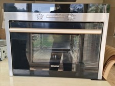 Siemens Integrated Steam Oven Black And Stainless