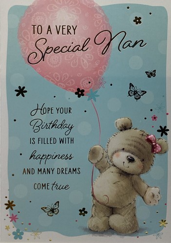 Nan birthday card female - nan,
