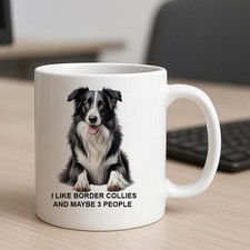 Border Collie Mug Printed Tea