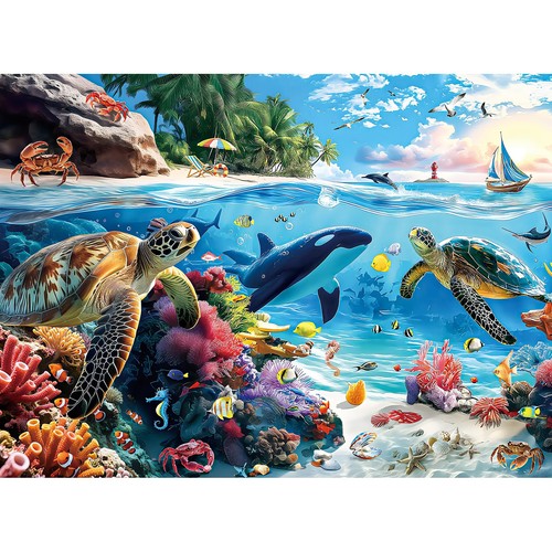 300 piece turtles - turtles, jigsaw