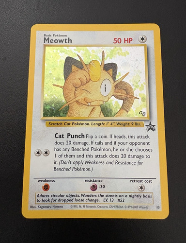Pokémon tcg meowth promo card - pokémon,
