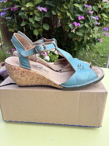 Fly london womens blue leather - london,