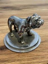 British Bull Dog car  bonnet Mascot, 1930s. Chrome. UK.