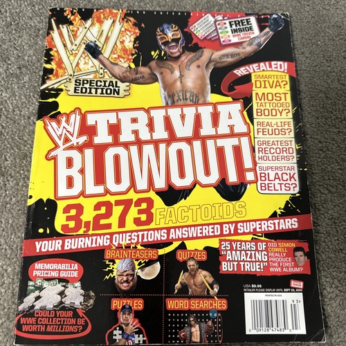 Wwe wwf magazine trivia - magazine,