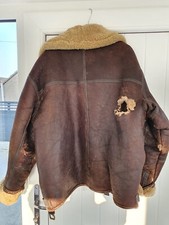 Cirrus Sheepskin Flying Jacket, with distressed finish.