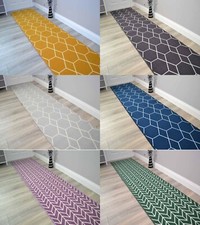 Very long hallway rug heavy - hallway,