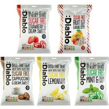 Diablo Sugar Free Fruit Flavored Sweets 75g Bag Multi Packs Flavors Candies