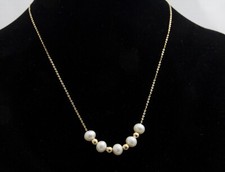 Freshwater Pearl and 14 Carat