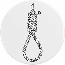 'Noose' Button Pin Badges