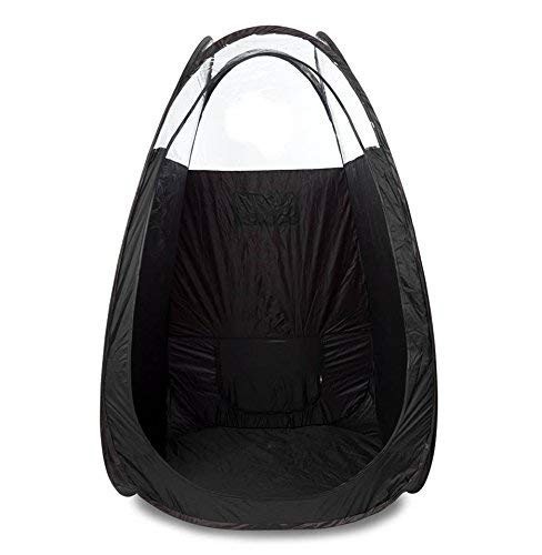Black tanning tent - black,