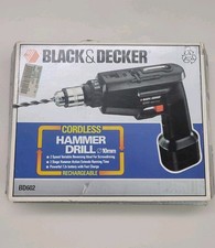Vintage black and decker 7.2v BD602 cordless 10mm hammer drill