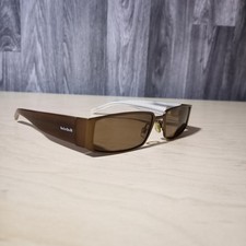 Red Or Dead Rectangular Wide Temple Glasses Frames - Excellent - 1002264