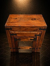Stunning Solid Wood Nest Of 3