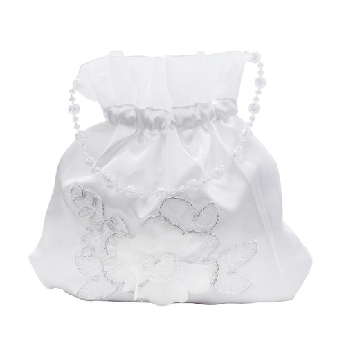 White bridal bridesmaid satin - white,