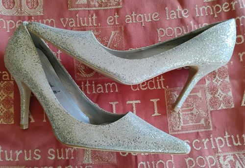 New silver glitter sparkle - silver,