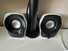Logitech Z120 PC Stereo Speakers White/Black USB powered 3.5mm audio output