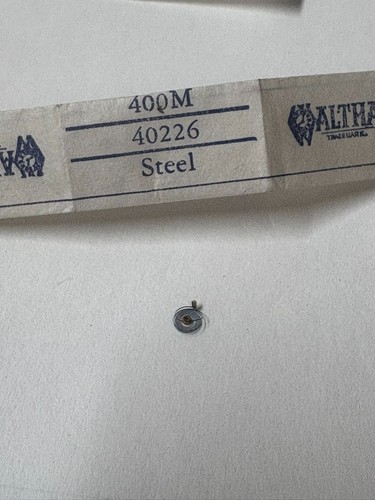 Waltham 400 hairspring - waltham,