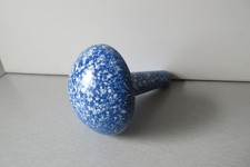 vintage Blue Bakelite darning mushroom unscrews for needles - Made in England