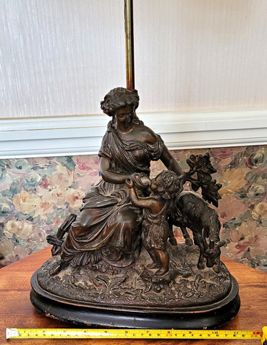 Vintage spelter bronzed - , metal