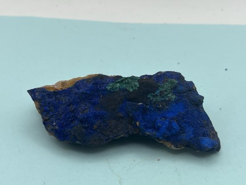 Azurite and malachite crystal - azurite,