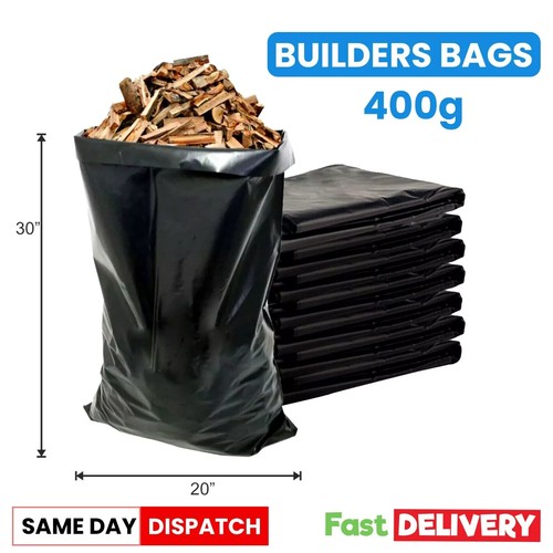 Black rubble sacks builders - rubble,