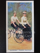 Single: INVICIBLE TANDEM TRICYCLE No.15 CYCLING John Player 1939