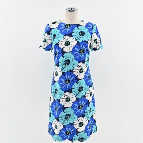 Pappagallo blue floral dress - blue,