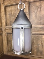 ANTIQUE ARTS & CRAFTS LANTERN