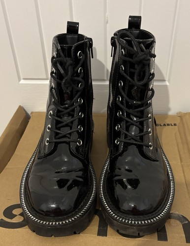 Schuh ladies black patent - black,