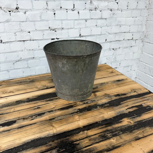 Vintage galvanised florist - galvanised,