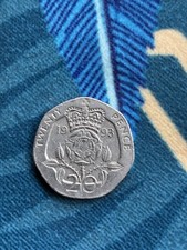 Rare and Collectible ERII 20 Pence Coin 1993 VGC Elizabeth II