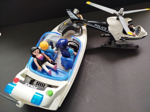 Playmobil police speedboat - playmobil, &