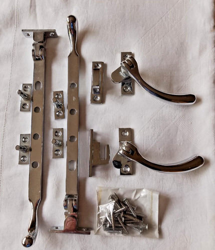 Pair carlisle brass satin - of,
