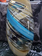 Art Glass Hand Blown Blue