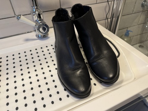Ladies black genuine leather - ladies,